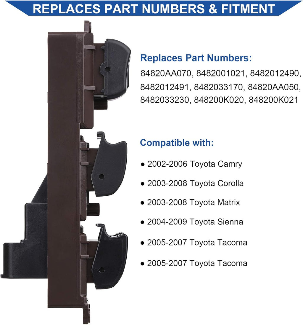 Driver Side Power Window Switch O31822