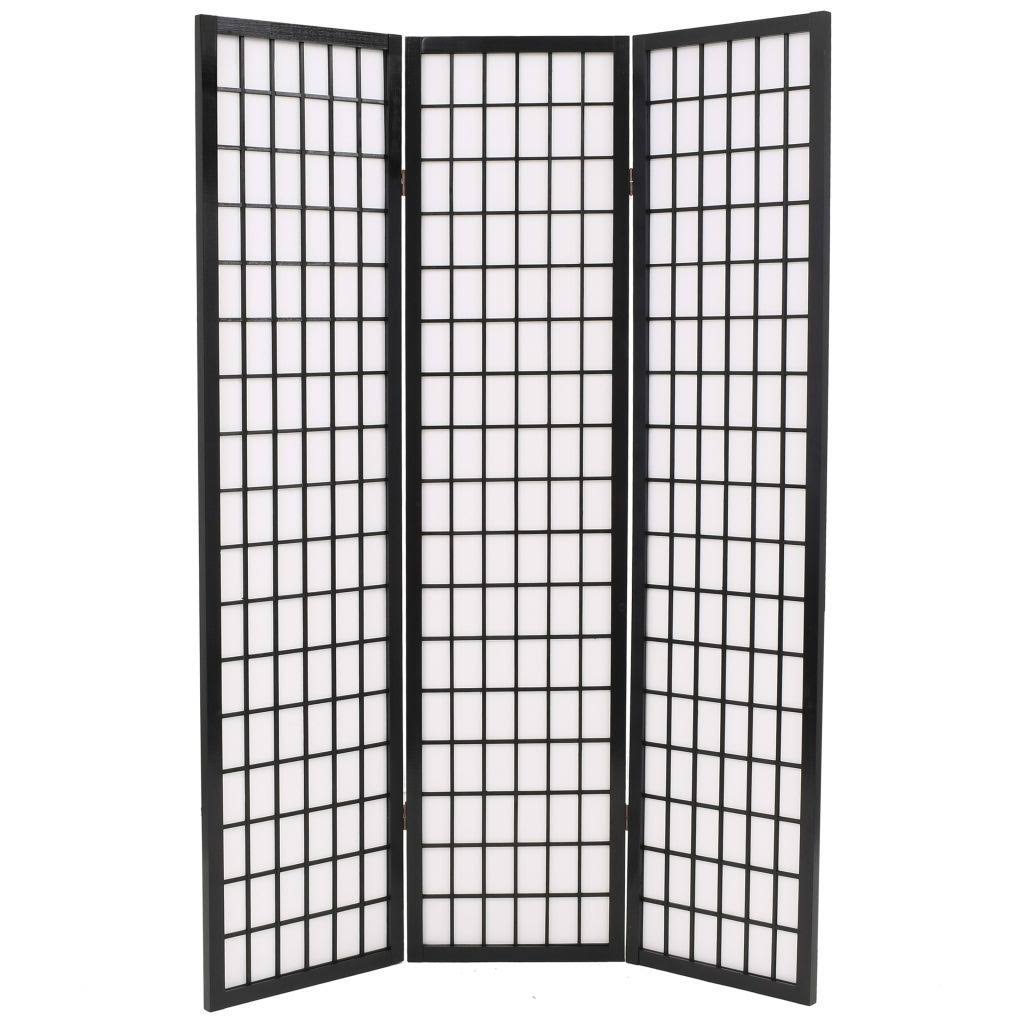 White Folding 5-Panel Room Divider K5991