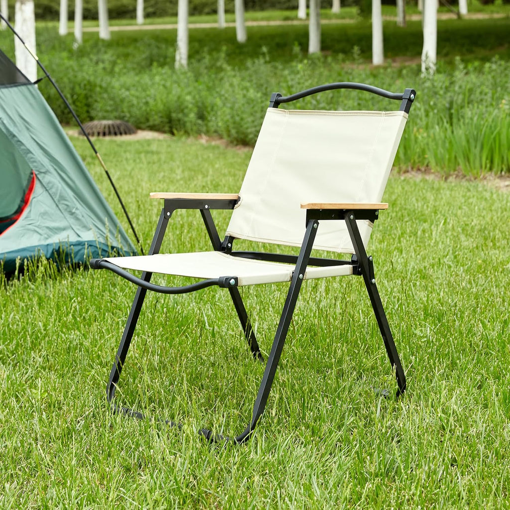 Beige Folding Patio Chair I60560