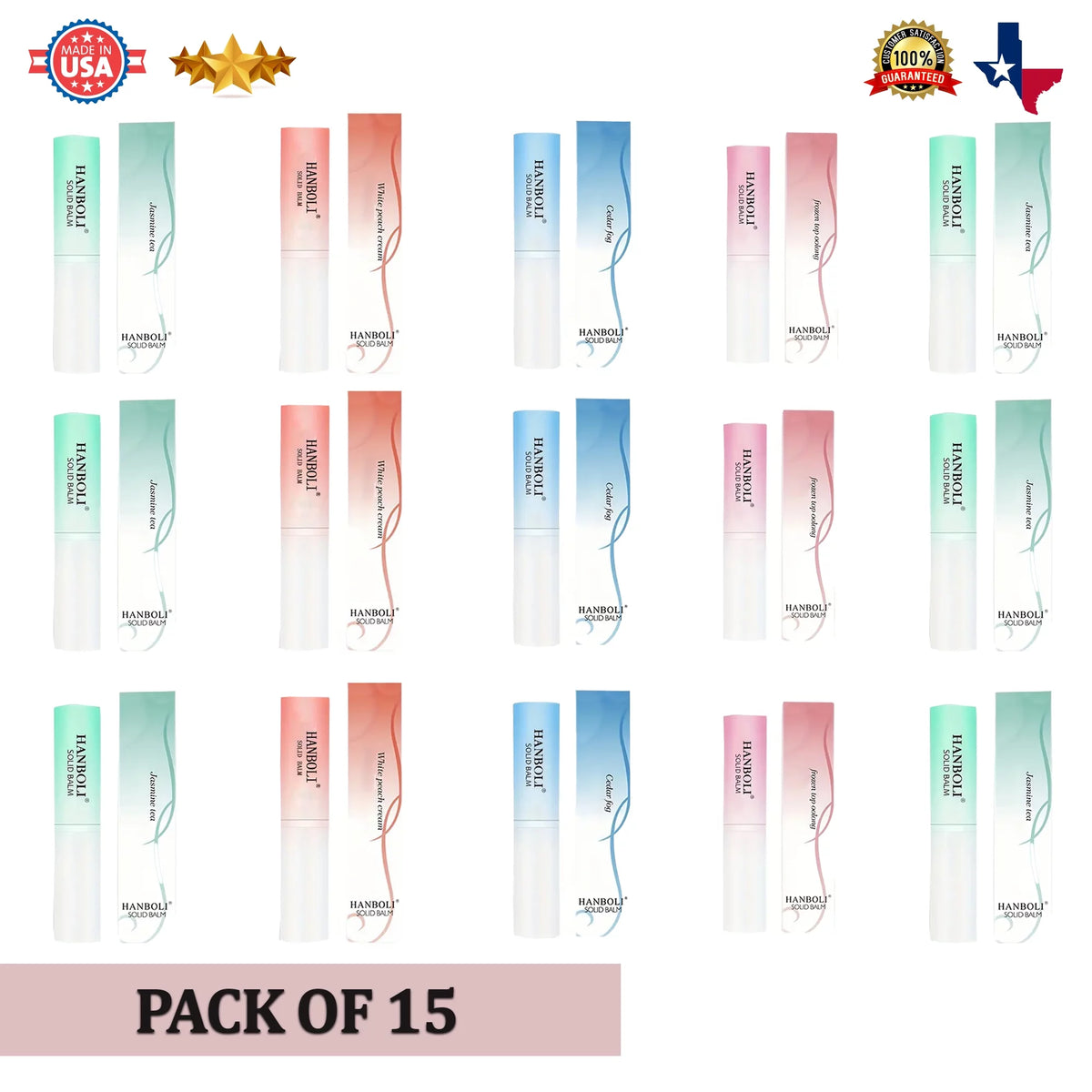 15 Pc Solid Perfume Stick I4087