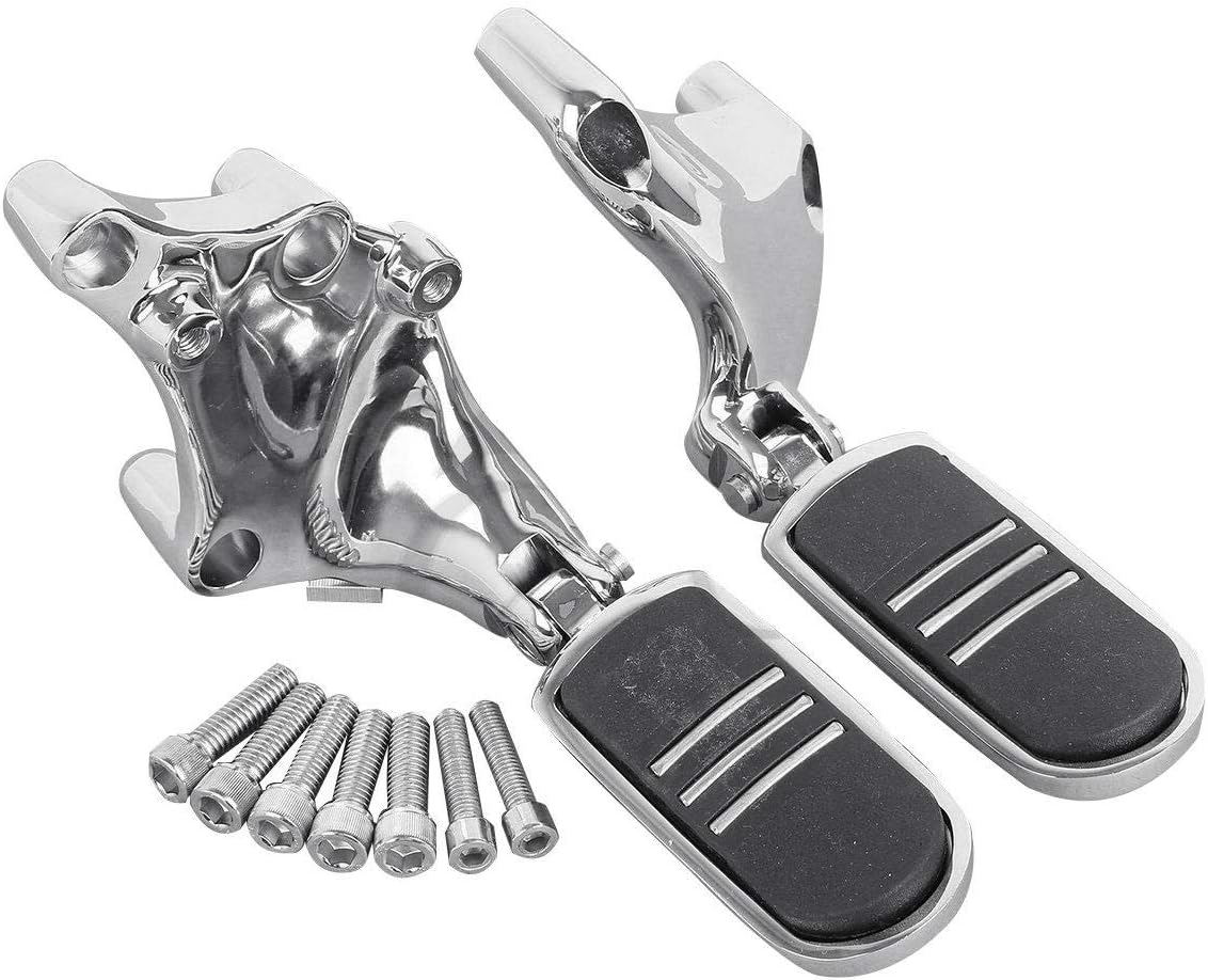 Foot Pegs with Brackets Black Pack of 2 H35115