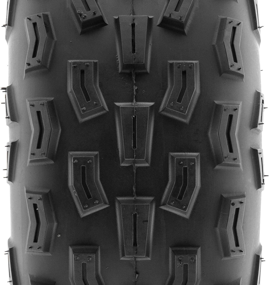 20x7-8 ATV UTV Go-Karts Tire, Knobby Tread, 6 PR, Tubeless Pack of 2 H9079