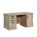 60" Engineered Wood Double Pedestal Desk F8293