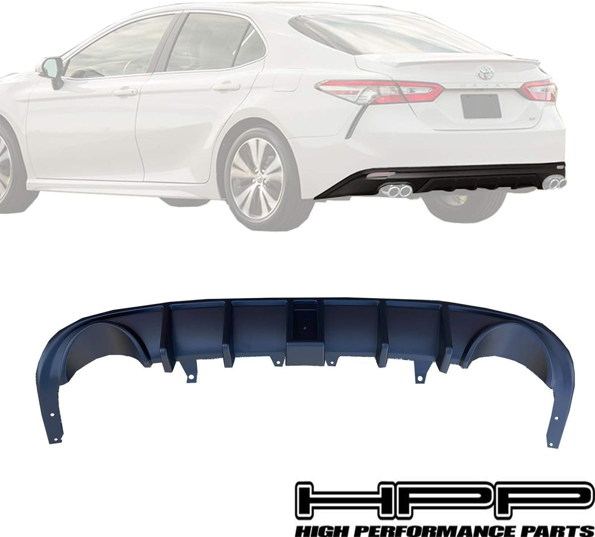 Rear Bumper Lip Diffuser Matte Black W106