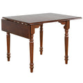 Rectangle Drop Leaf Wood Dining Table Y29675