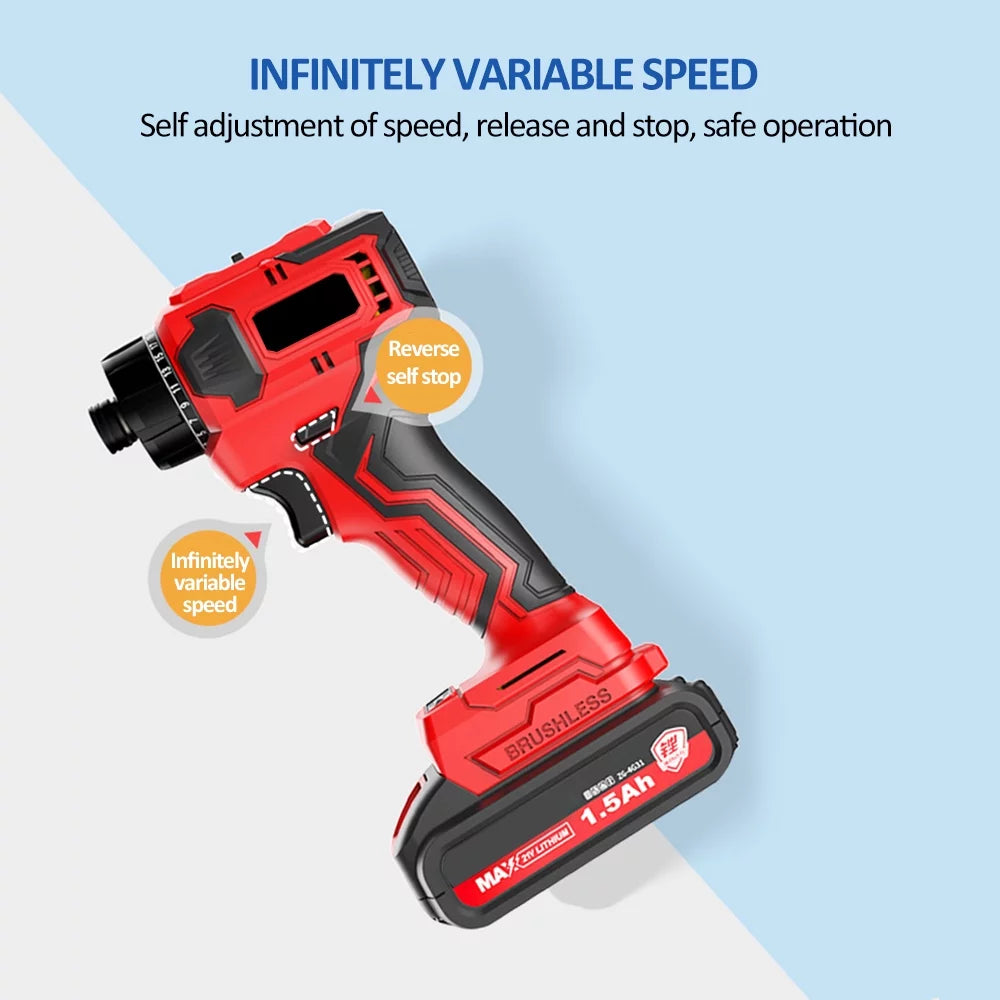 Electric Screwdriver 21V Brushless Y77763