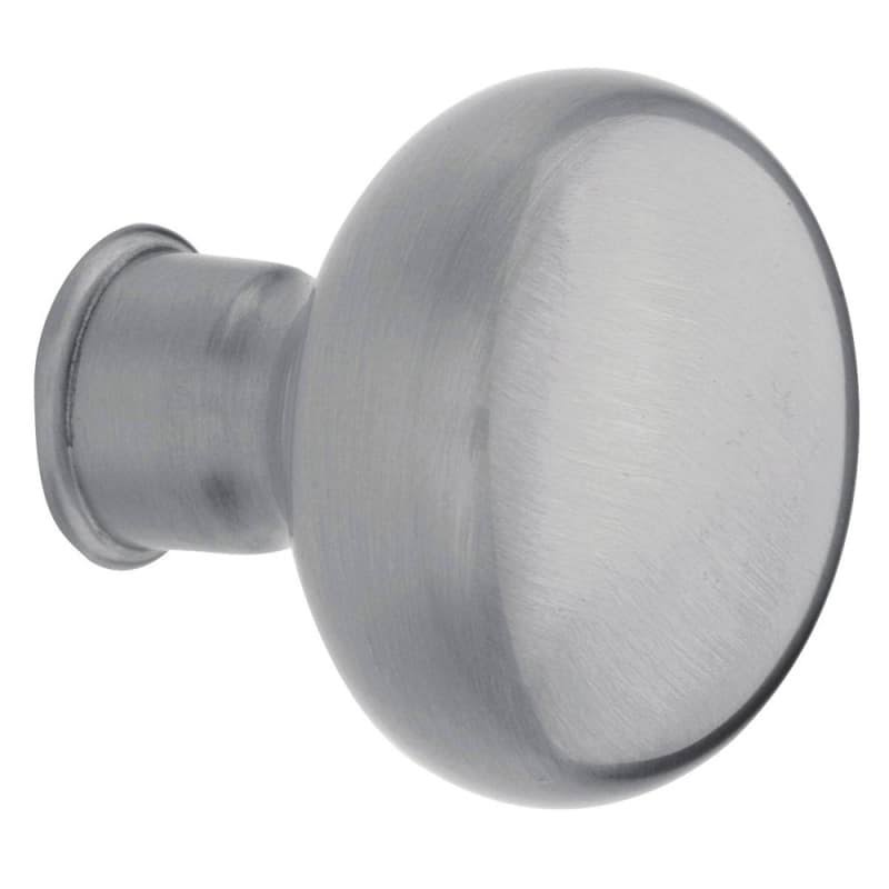 Single Knob Satin Chrome A497