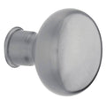 Single Knob Satin Chrome A497