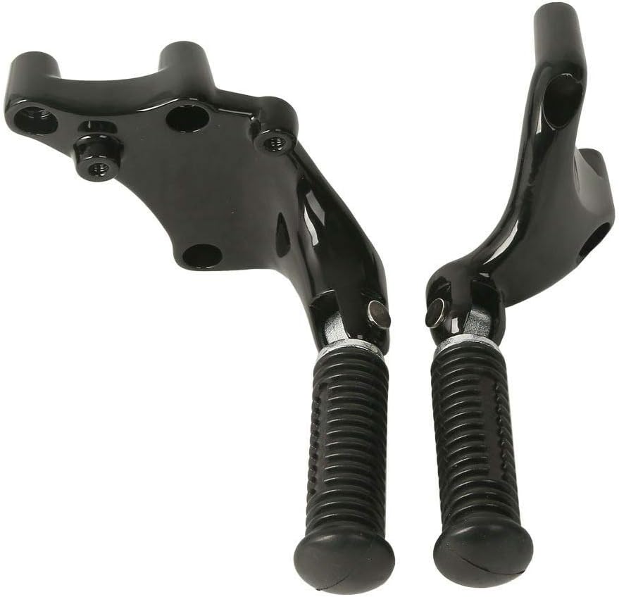 Foot Pegs with Brackets Black Pack of 2 H35115