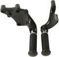 Foot Pegs with Brackets Black Pack of 2 H35115