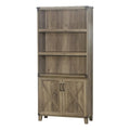 Rustic Oak 2-Door Engineered Wood Bookcase O979785