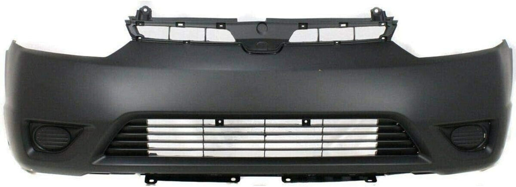 Plastic Bumper Cover Fascia for 2006-2008 Honda Civic Coupe, Primed, with Fog Light Holes Q921649