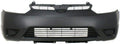 Plastic Bumper Cover Fascia for 2006-2008 Honda Civic Coupe, Primed, with Fog Light Holes Q921649