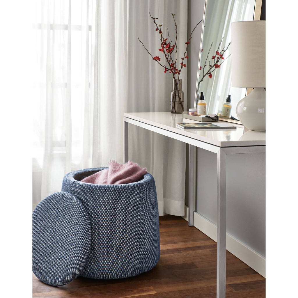 Clear Tempered Glass Console Table with Stainless Steel Frame R62505