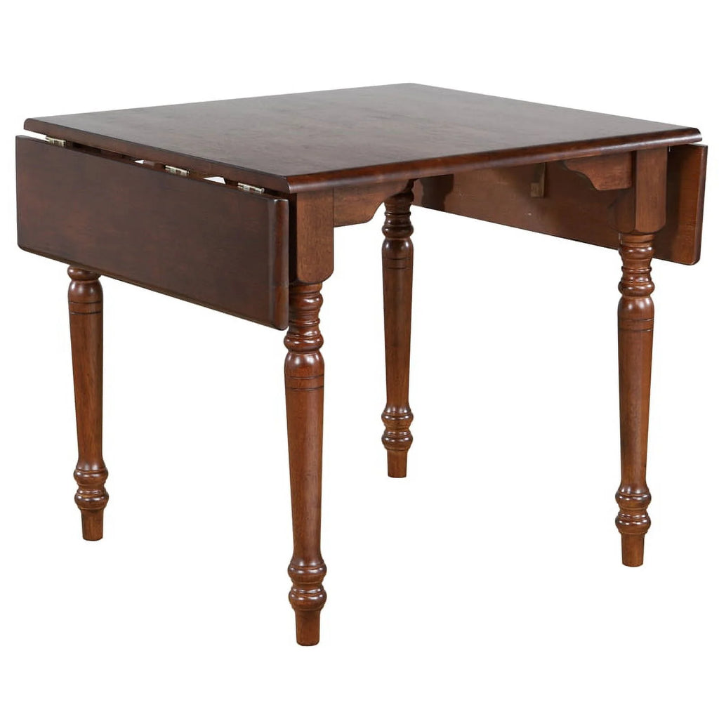 Rectangle Drop Leaf Wood Dining Table Y29675