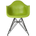Green Plastic Armchair Dining Chair L1700