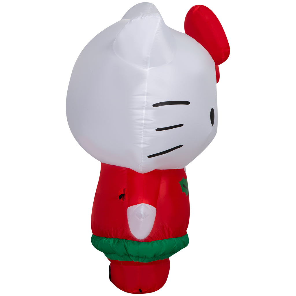 Airblown Inflatables Christmas Hello Kitty with Red Dress K12740