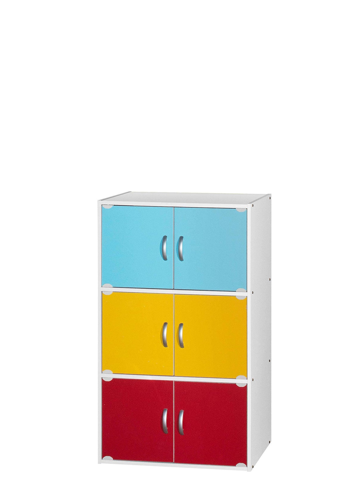 Rainbow 3-Shelf 6-Door Multipurpose Cabinet O703399