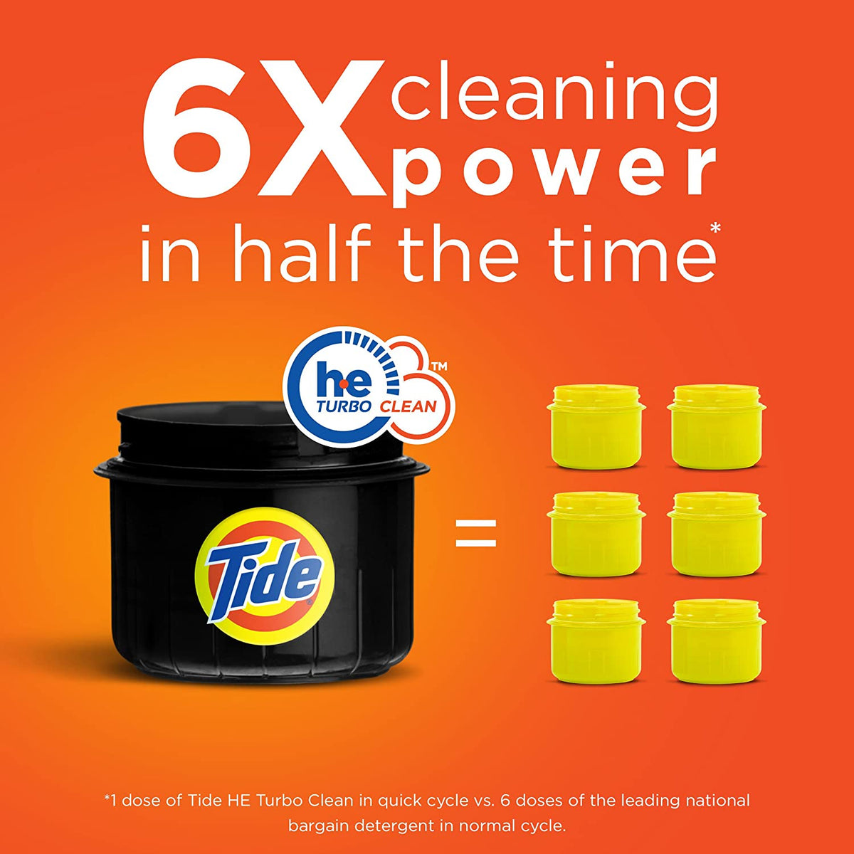 Tide Liquid Laundry Detergent, Active Fresh 46 oz (Pack of 6) S813787