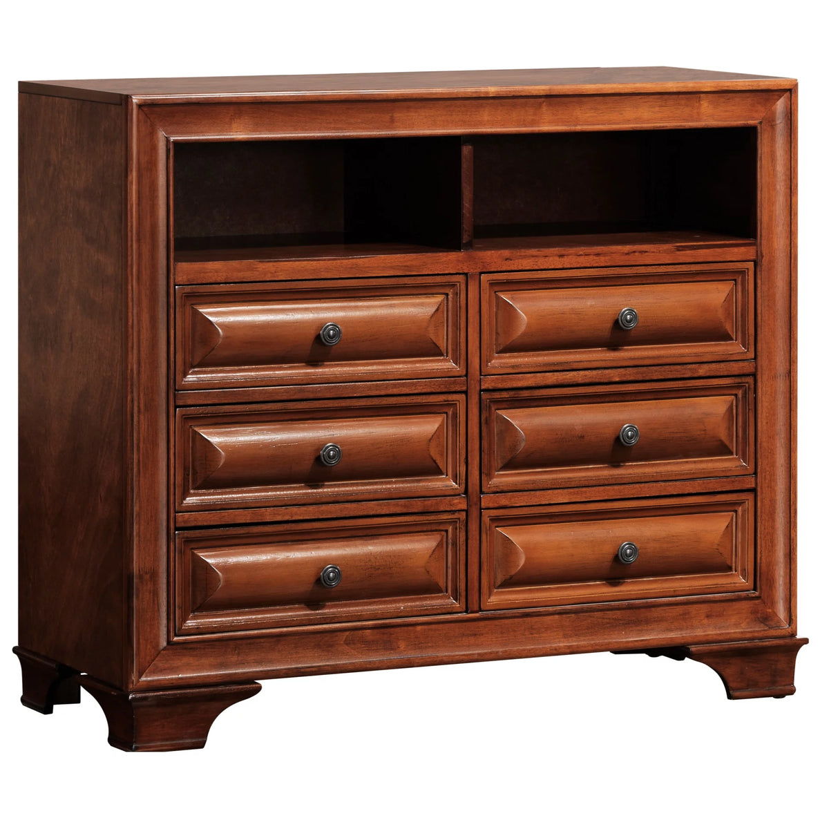 Oak 6-Drawer Chest of Drawers P604