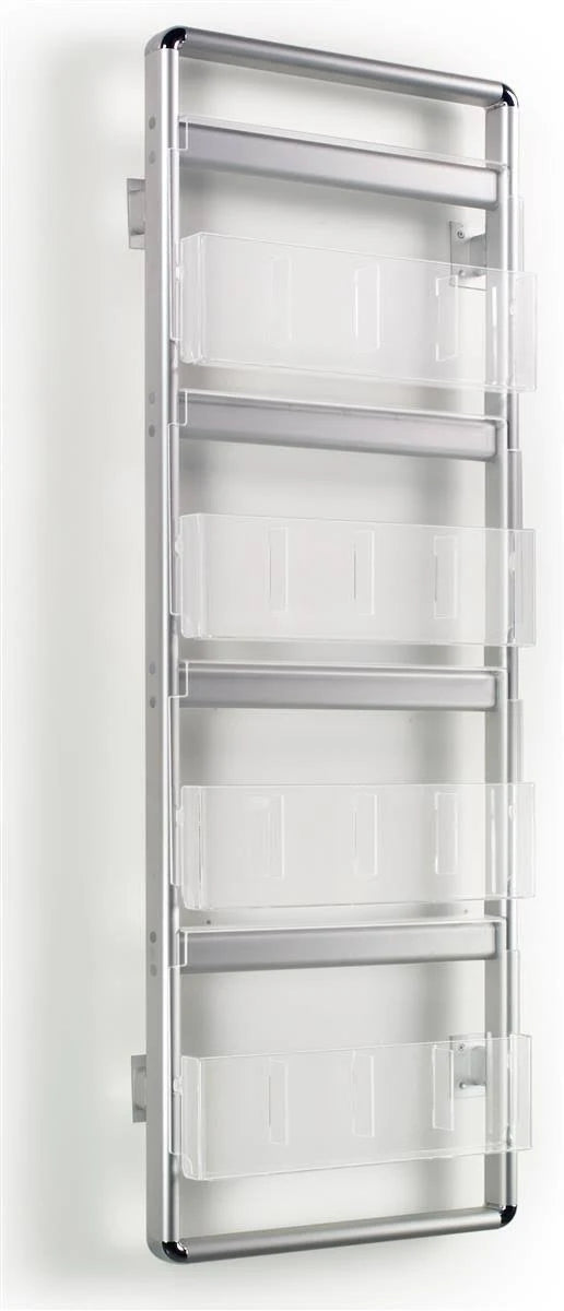 Brushed Silver Aluminum Wall Rack H708