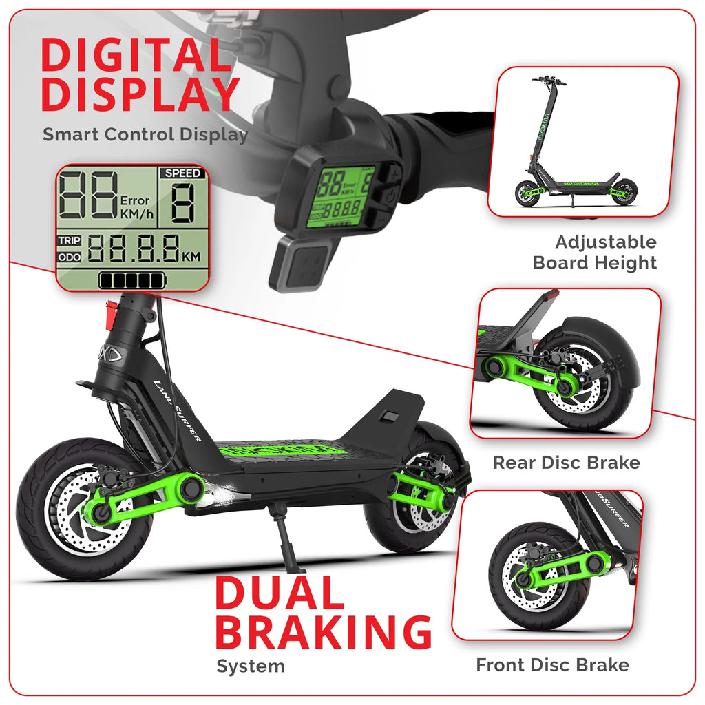 Green Electric Scooter Y209944