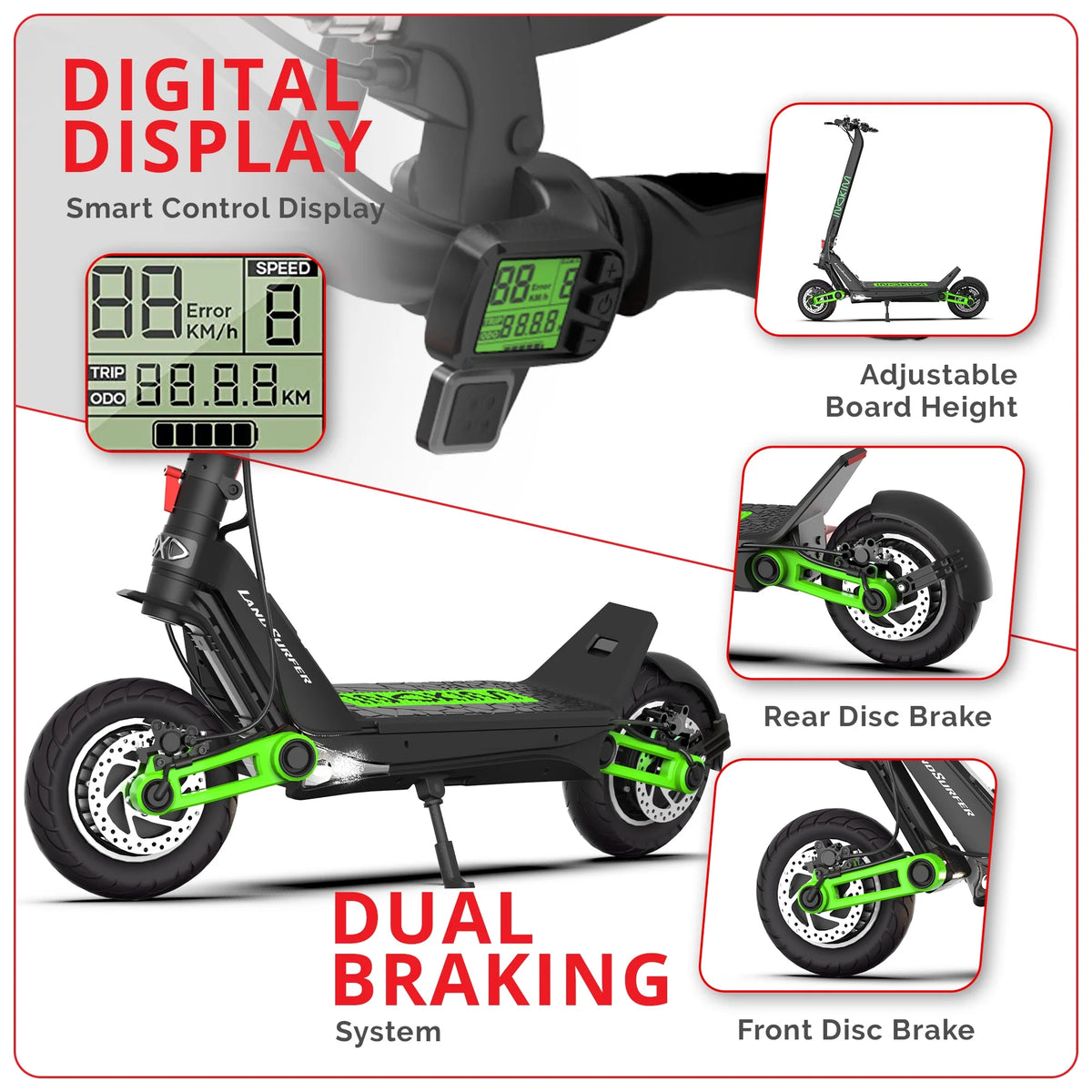 Green Electric Scooter Y209944