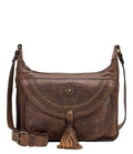 Distressed Leather Crossbody R6116
