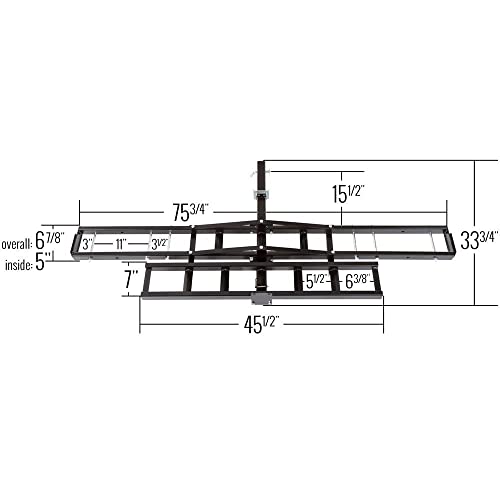 Black Steel Motorcycle Carrier G7372