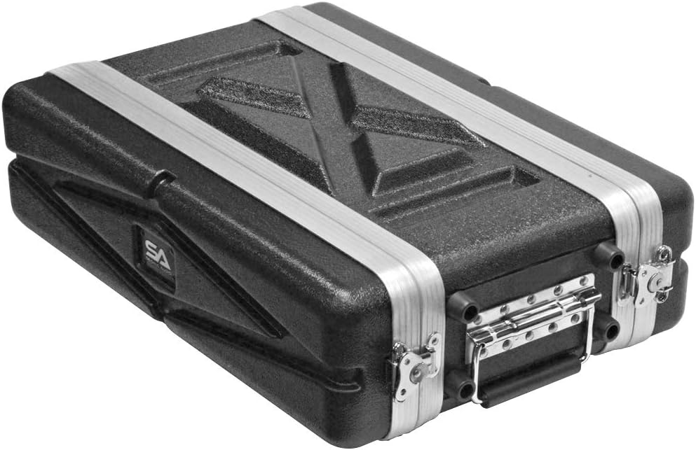 Lightweight 2 Space Compact ABS Rack Case R6506