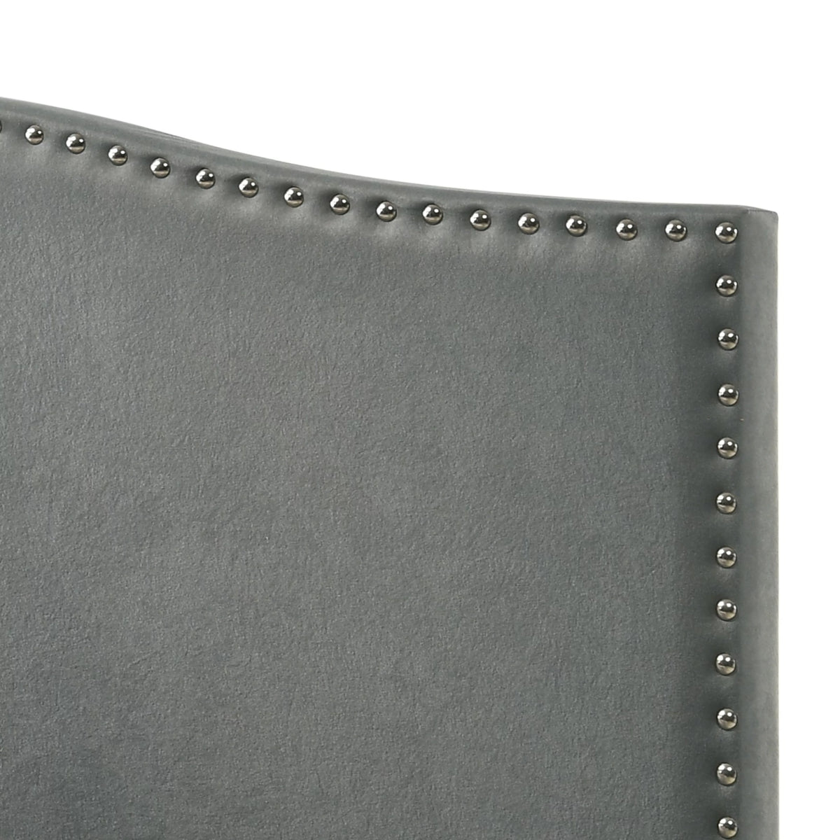 Upholstered Headboard, Full, Gray S71722