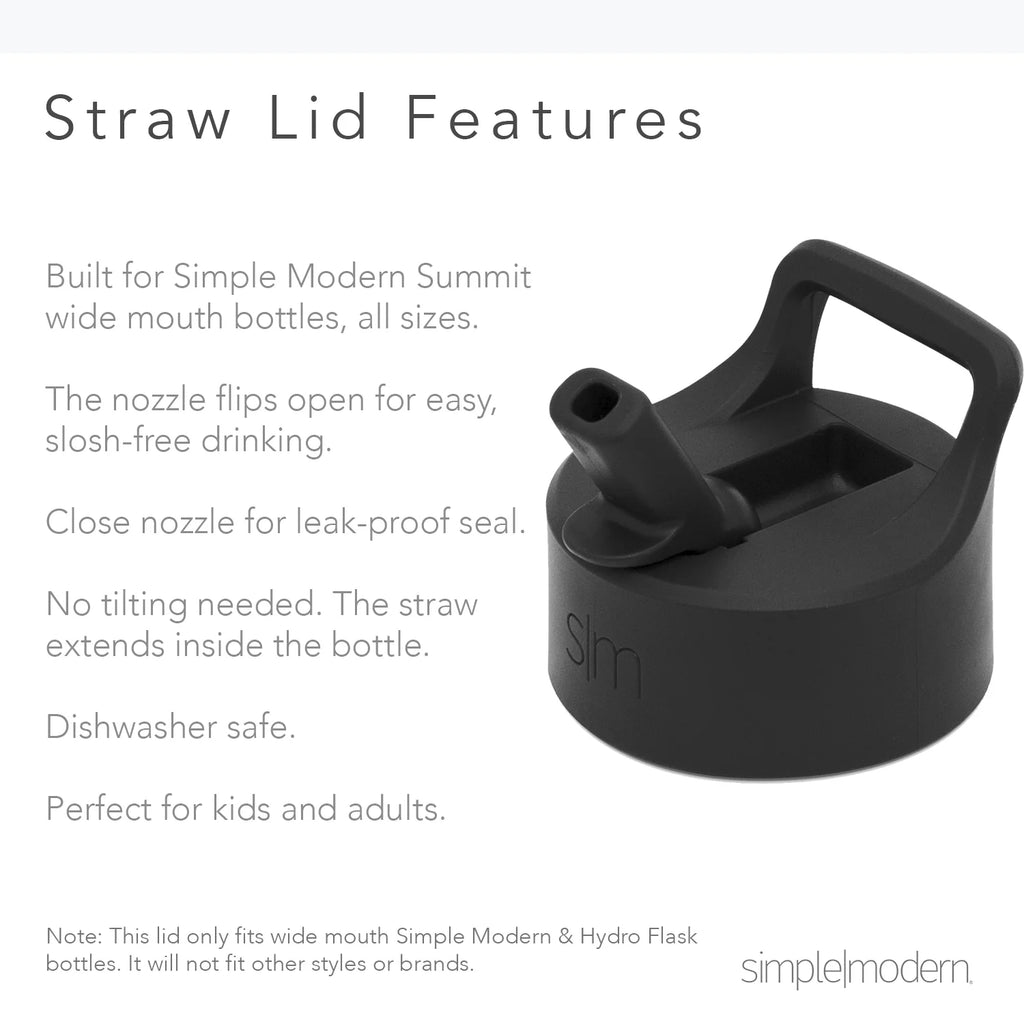 12oz Summit Kids Tritan Water Bottle with Straw Lid N747300
