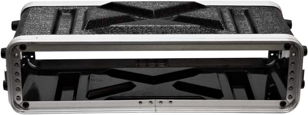Lightweight 2 Space Compact ABS Rack Case R6506