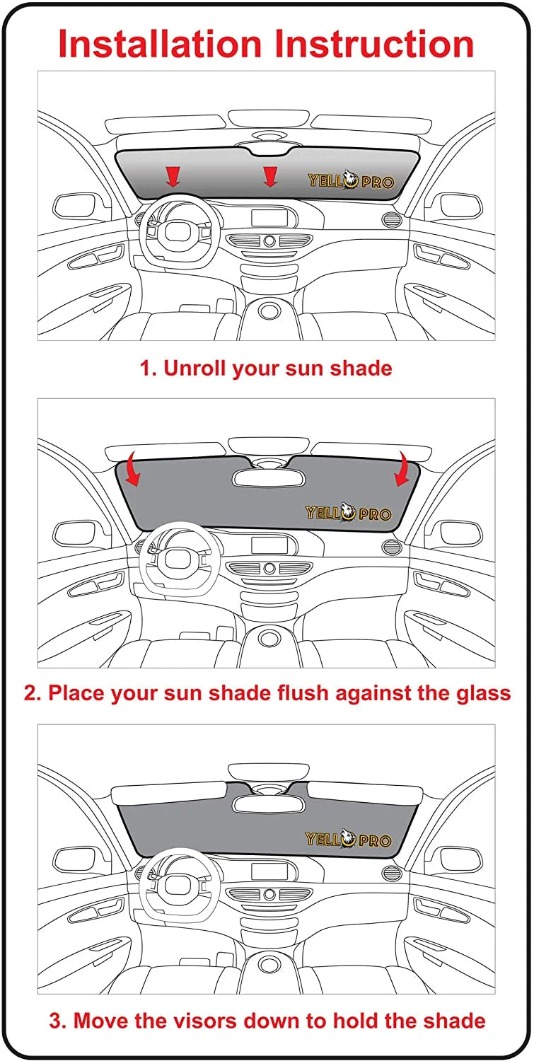 Front Windshield Sunshade for Ford Transit Van X891