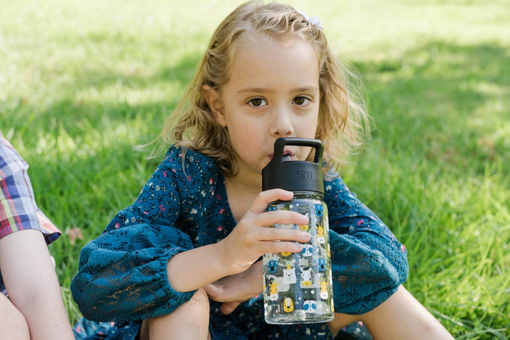 12oz Summit Kids Tritan Water Bottle with Straw Lid N747300