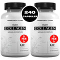 240 Collagen Pills 6000 mg Capsules Supplement W3948