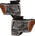 Chrome Housing Headlight Assembly with Amber Reflector K79888