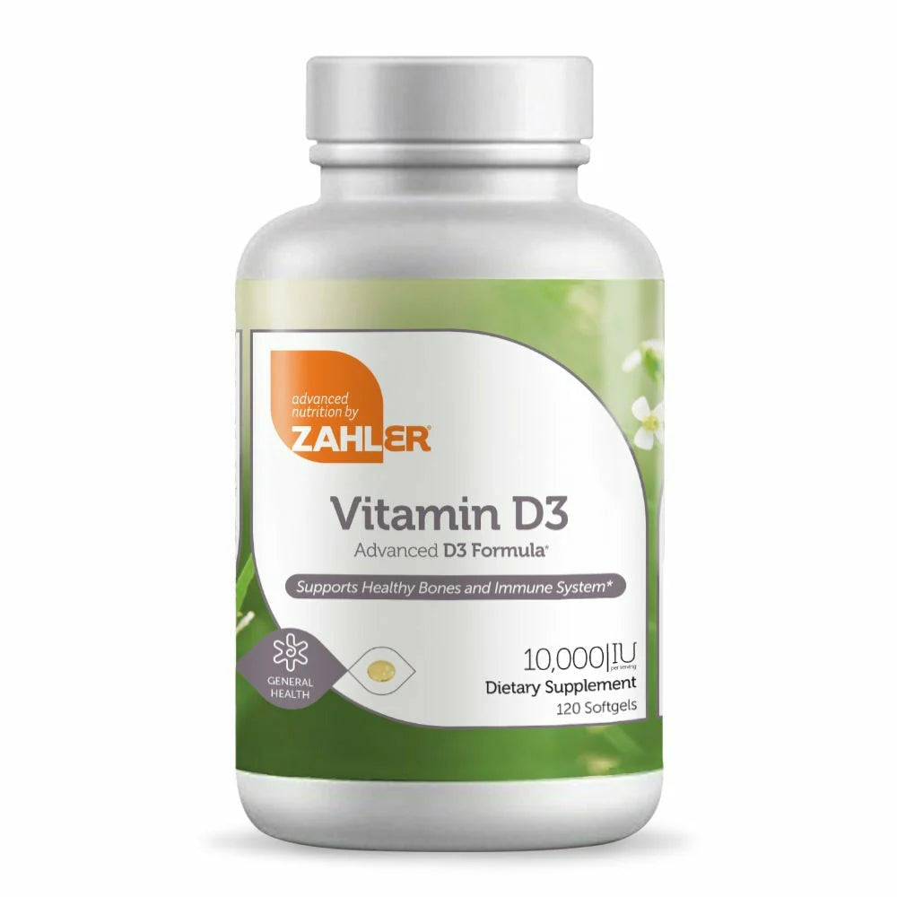 Vitamin D3 10,000 IU 120 Softgels Z76087