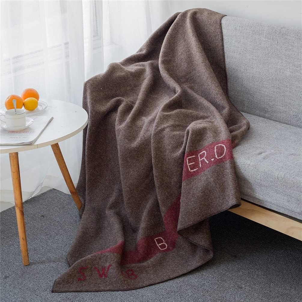 100% Wool Blanket 59" x 80" D95952