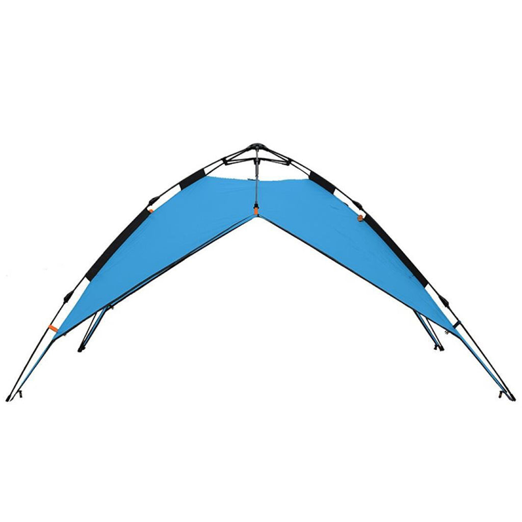 4 Person Double Layer Waterproof Instant Camping Tent Blue U53544