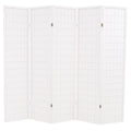 White Folding 5-Panel Room Divider K5991