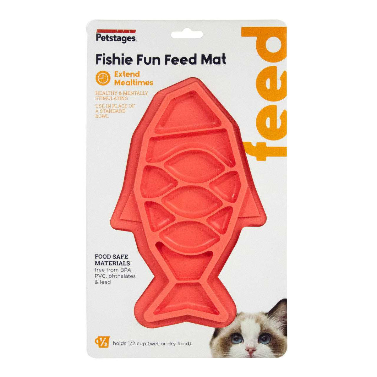 Fishie Fun Feed Mat Cat Feeder P9632