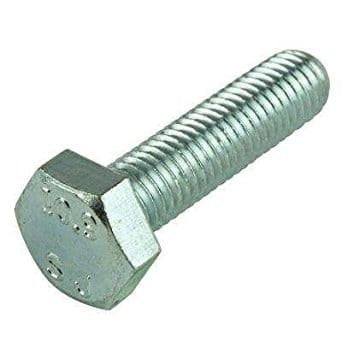 M8 x 25mm Hex Cap Screw Metric Class 8.8 Zinc Plated Steel 100 pcs T79045