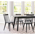 Black Dining Chair Set of 2 J7902