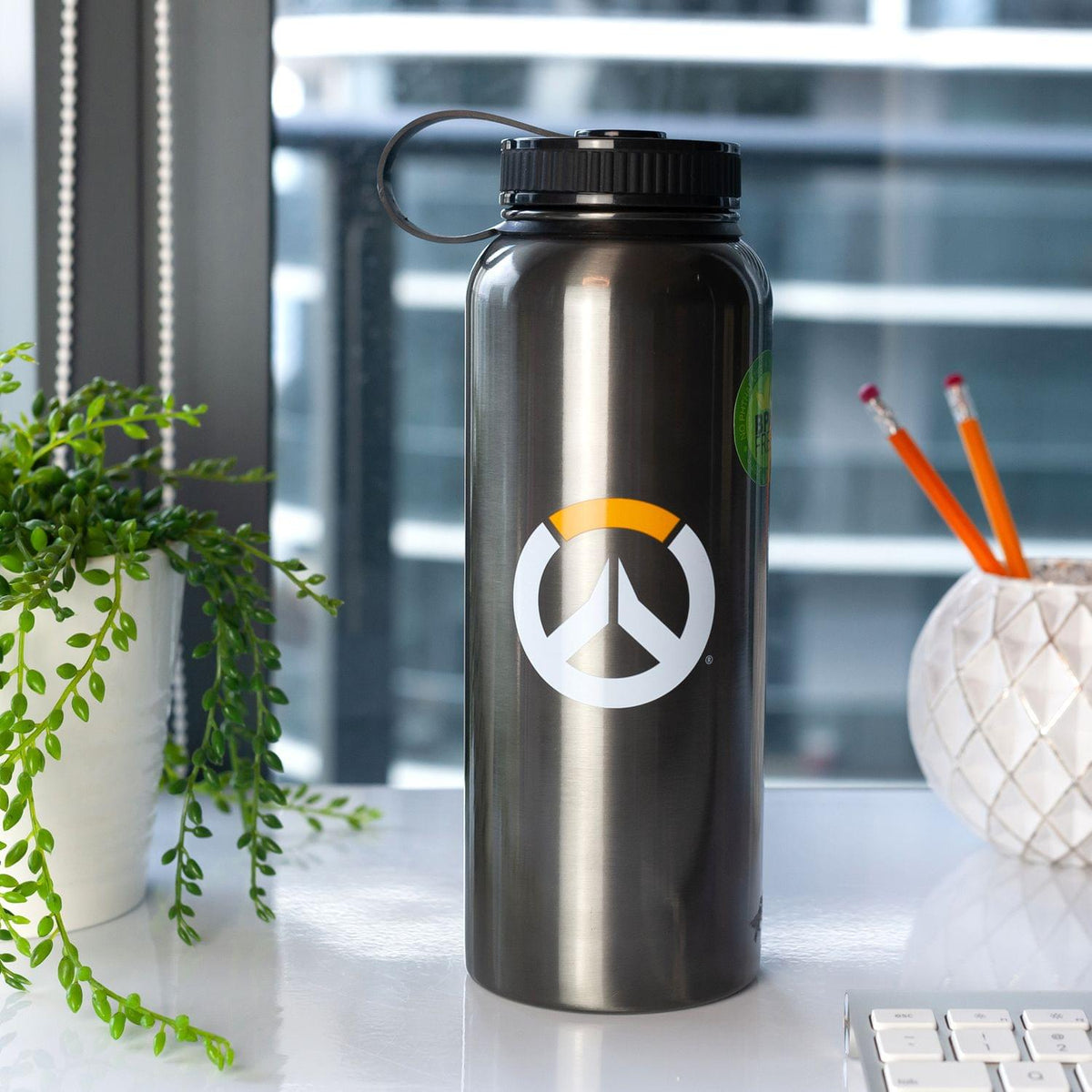 Stainless Steel Water Bottle with Lid F7853