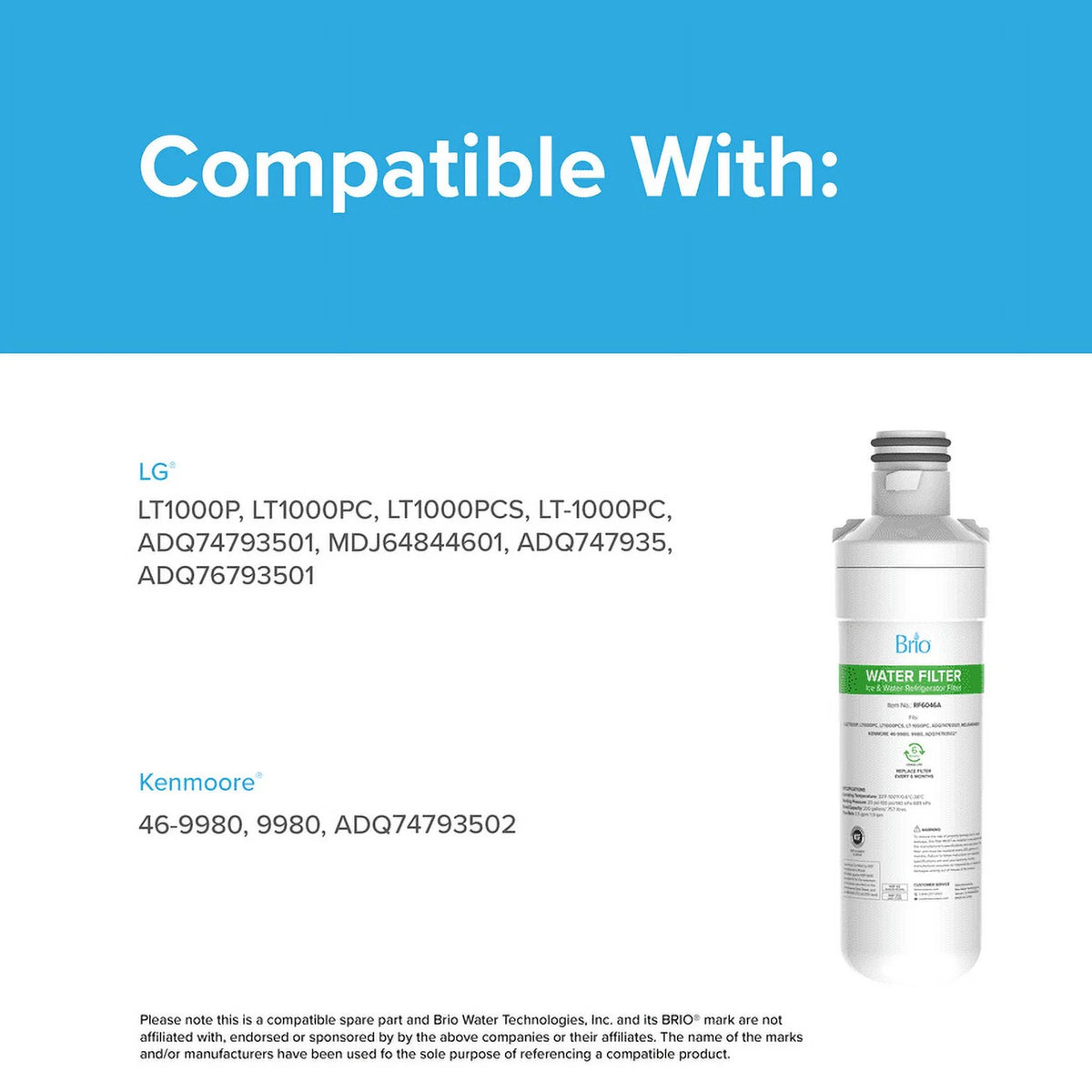 Refrigerator Water Filter Replacement E287