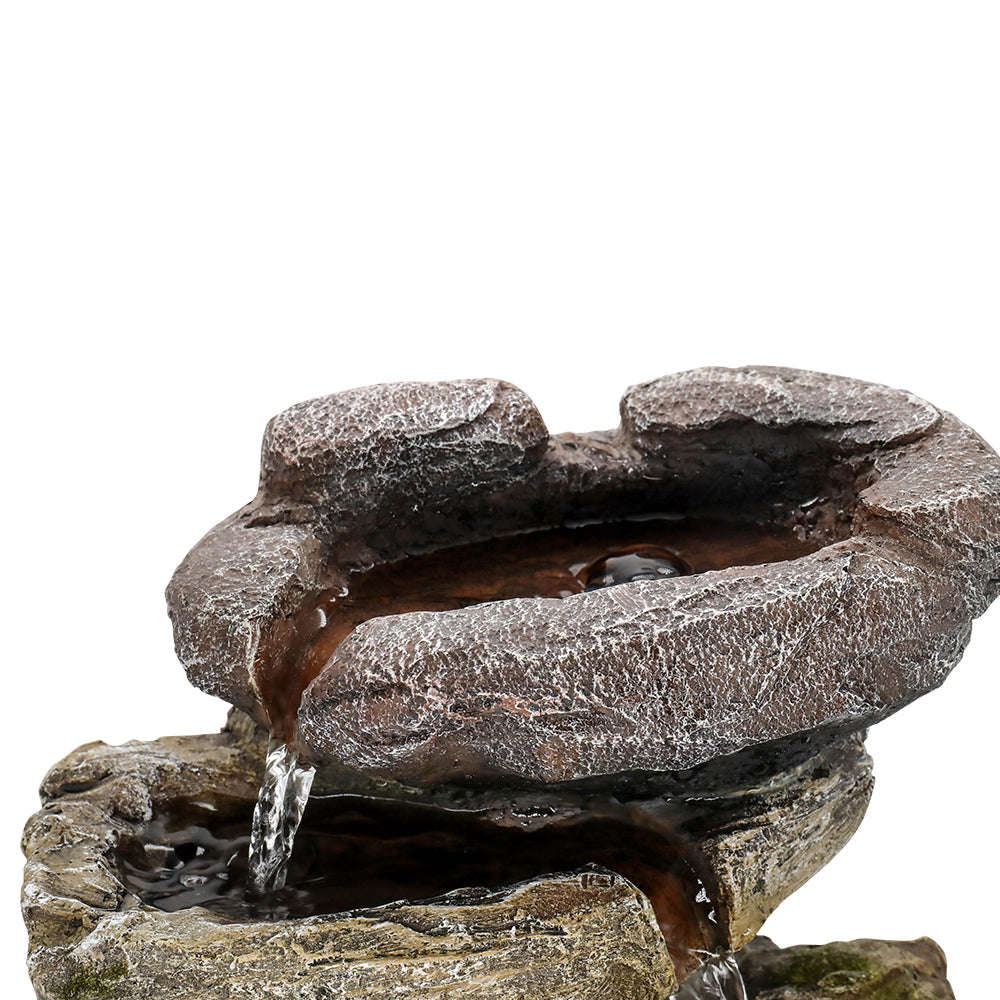 Tabletop Waterfall Fountain with Light W2930