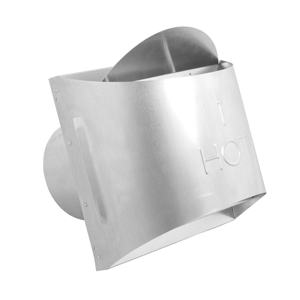 4x6 DirectVent Pro High Wind Sconce Cap Stainless Steel L404343