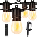 LED Outdoor String Lights with Dimmer Remote F433