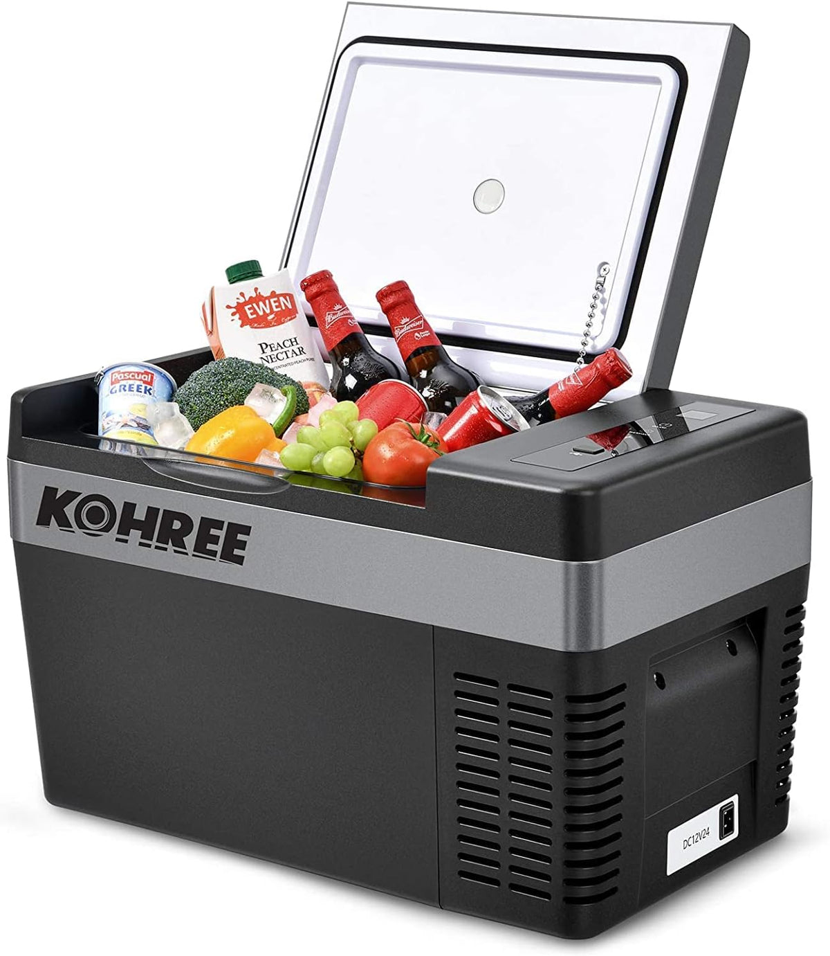 Portable 12 Volt Refrigerator 26 Quart Electric Cooler E294065